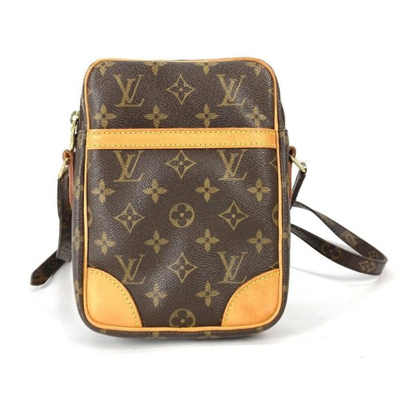 Authenticity Guarantee LOUIS VUITTON M45266 Monogram Danube Crossbody Pochette - Picture 1 of 15